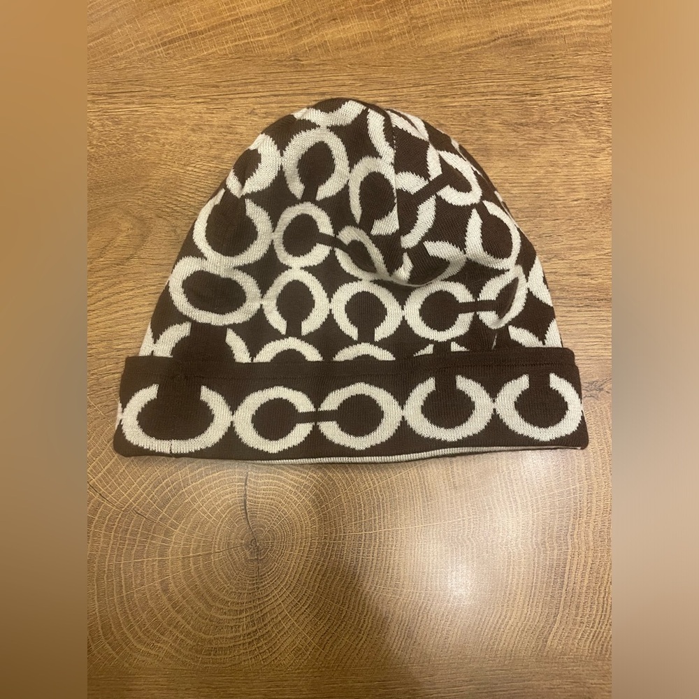 Coach wool beanie